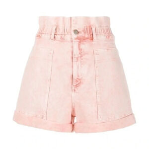 Stella McCartney distressed high-rise shorts